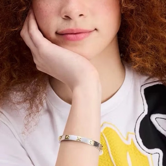 $128 Kate Spade Heritage Bloom Hinged Bangle - Picture 3 of 7